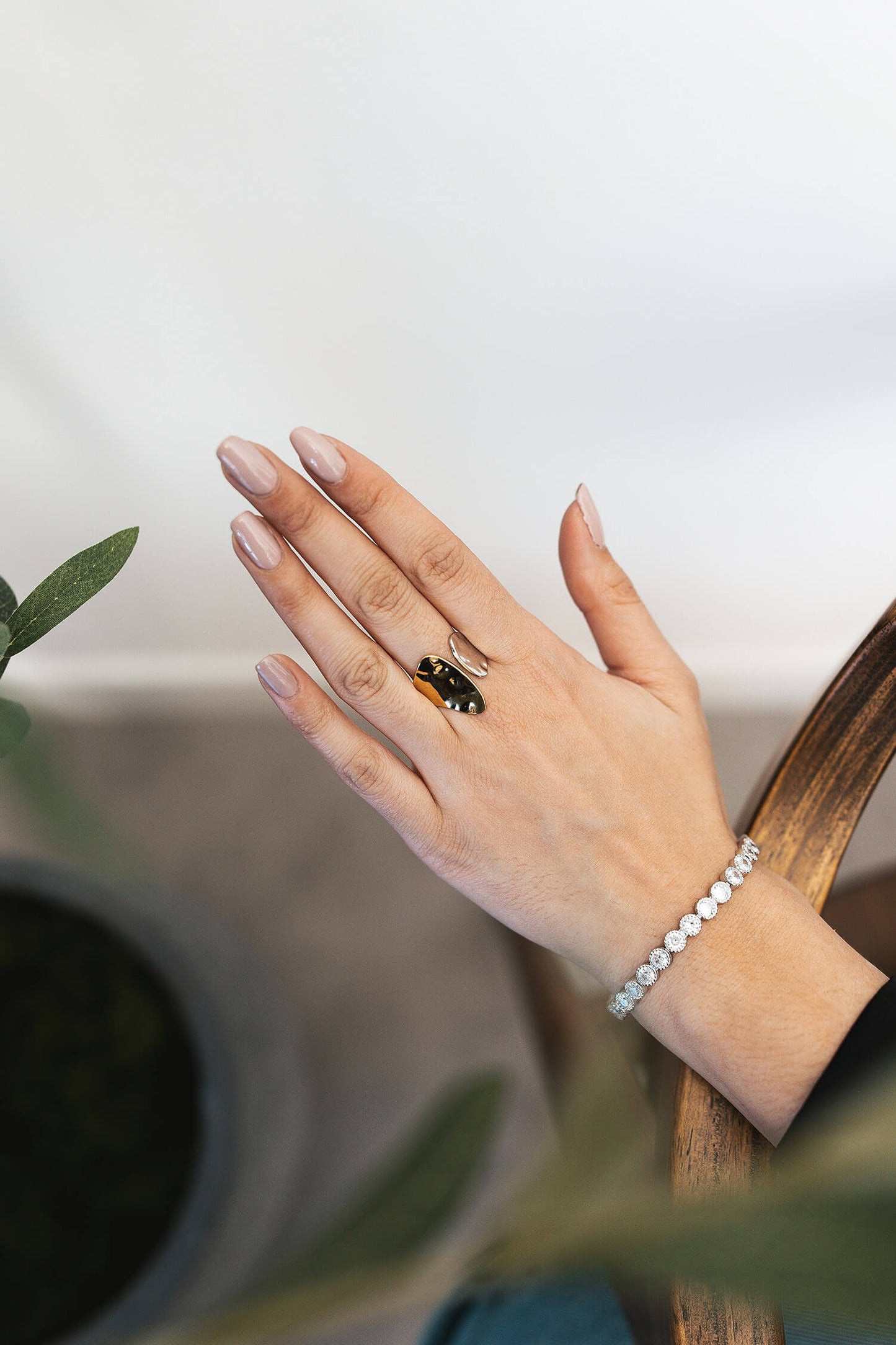 Bague bicolore - By Sianaa