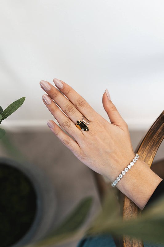 Bague bicolore - By Sianaa