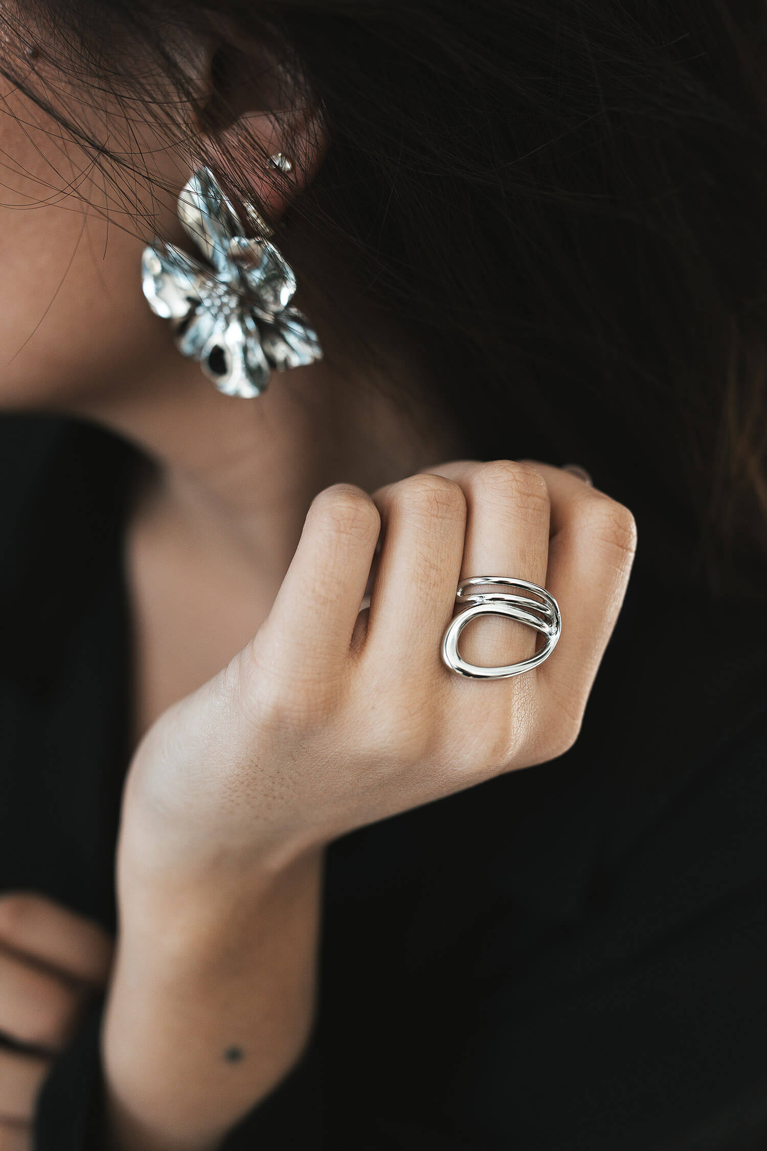 Bague boucle - By Sianaa