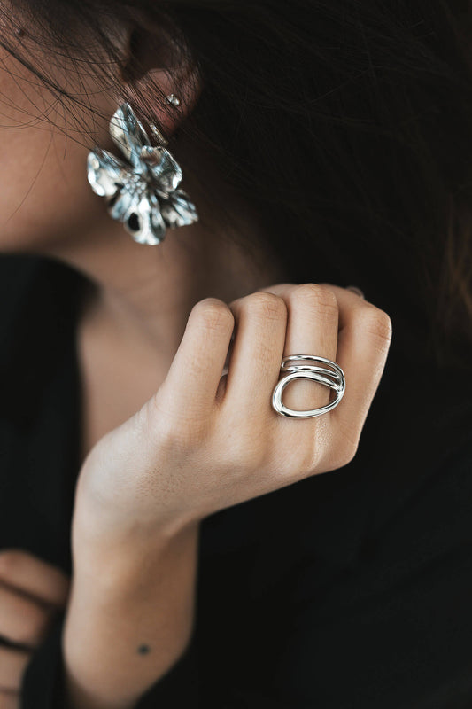 Bague boucle - By Sianaa