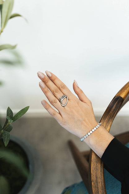 Bague boucle - By Sianaa