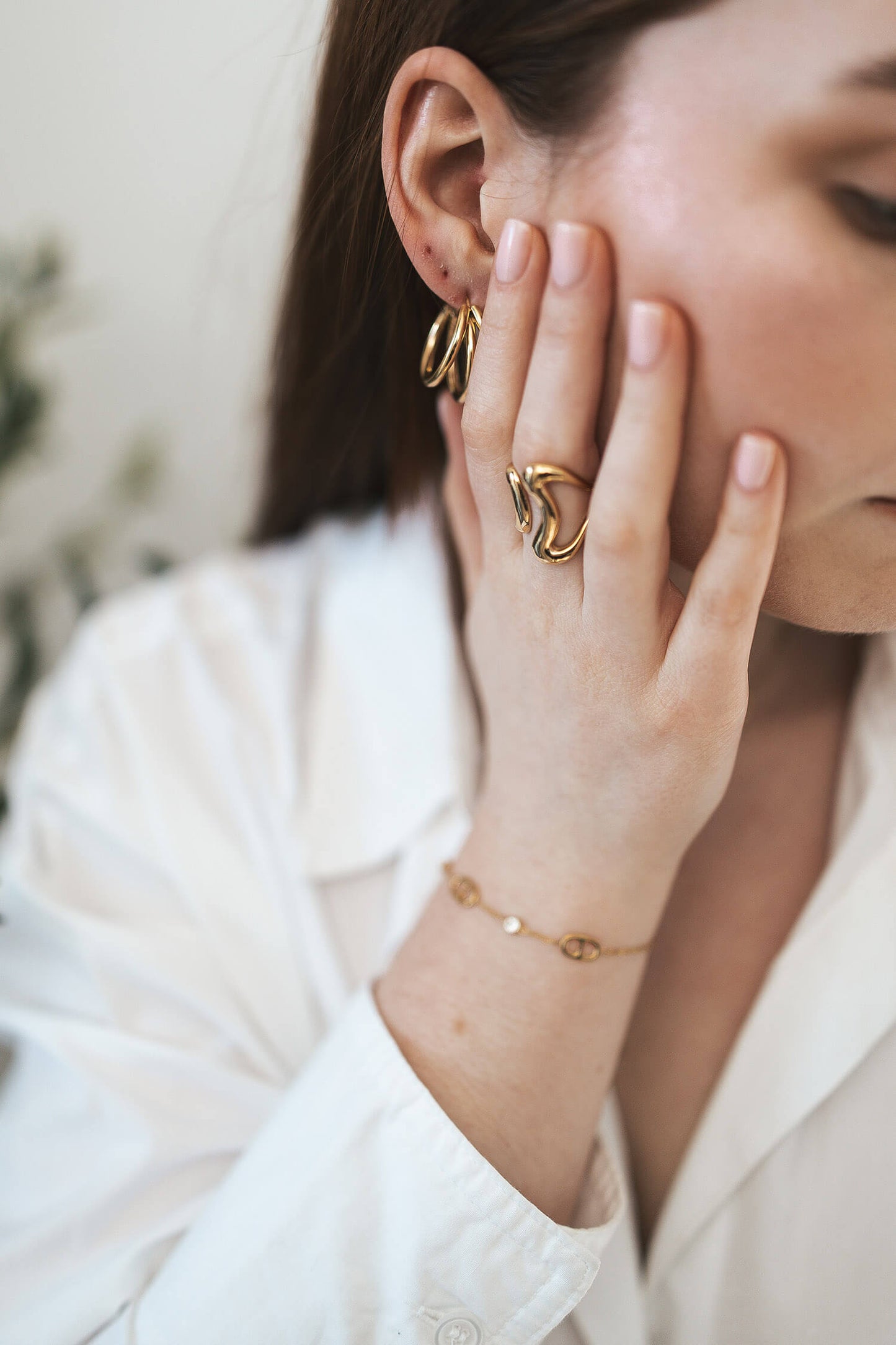 Bague ondulée - By Sianaa