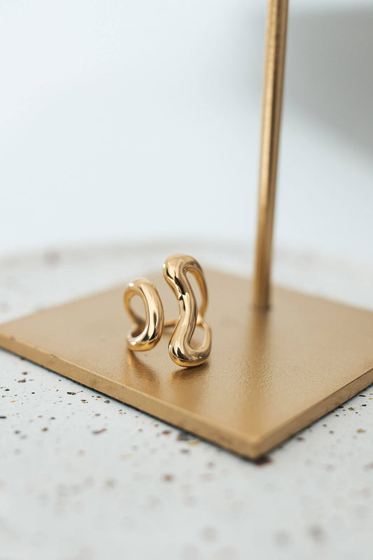 Bague ondulée - By Sianaa