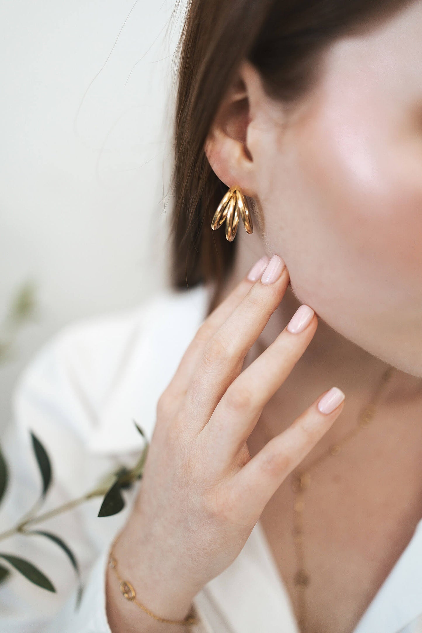 Boucle créole triple - By Sianaa