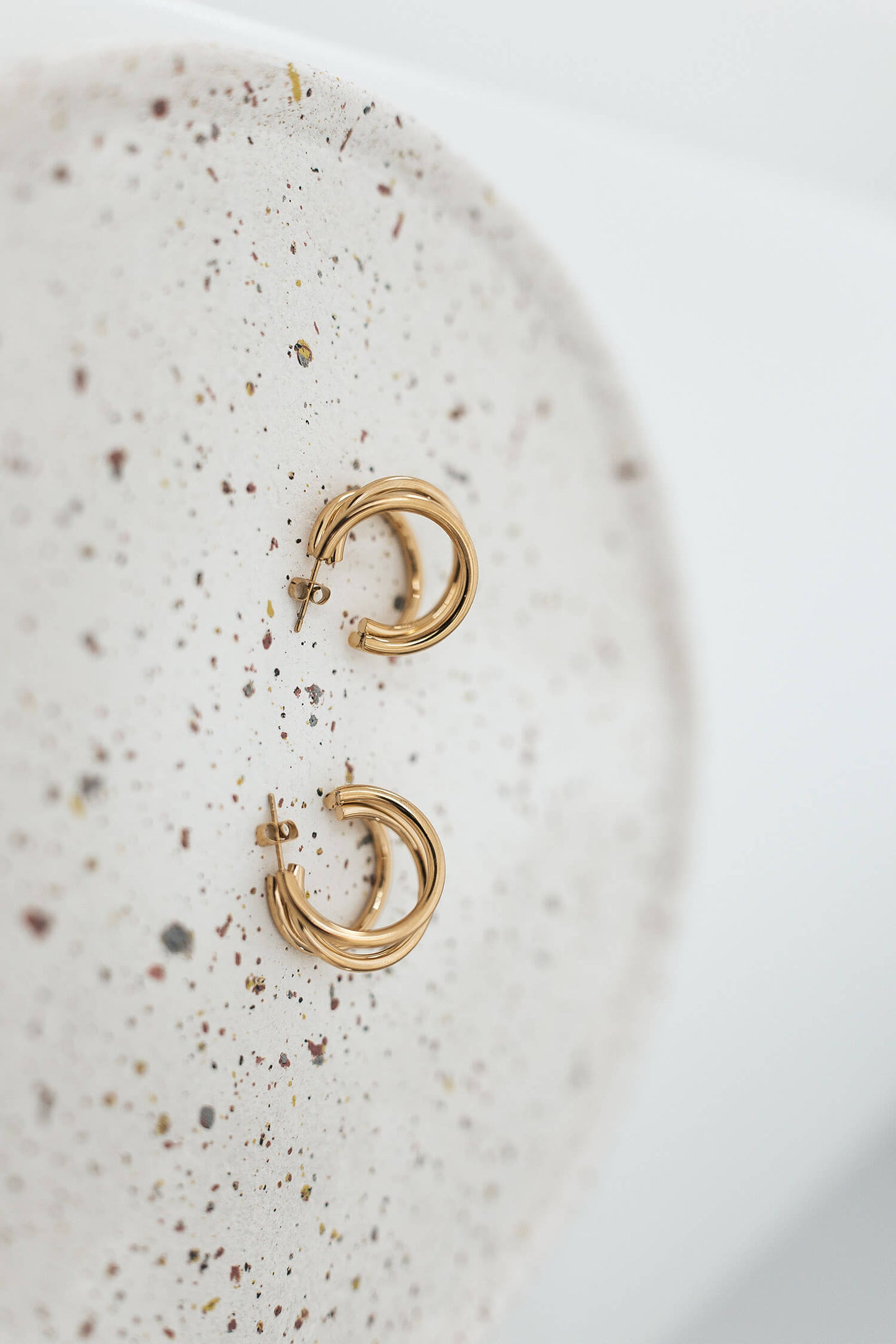 Boucle créole triple - By Sianaa