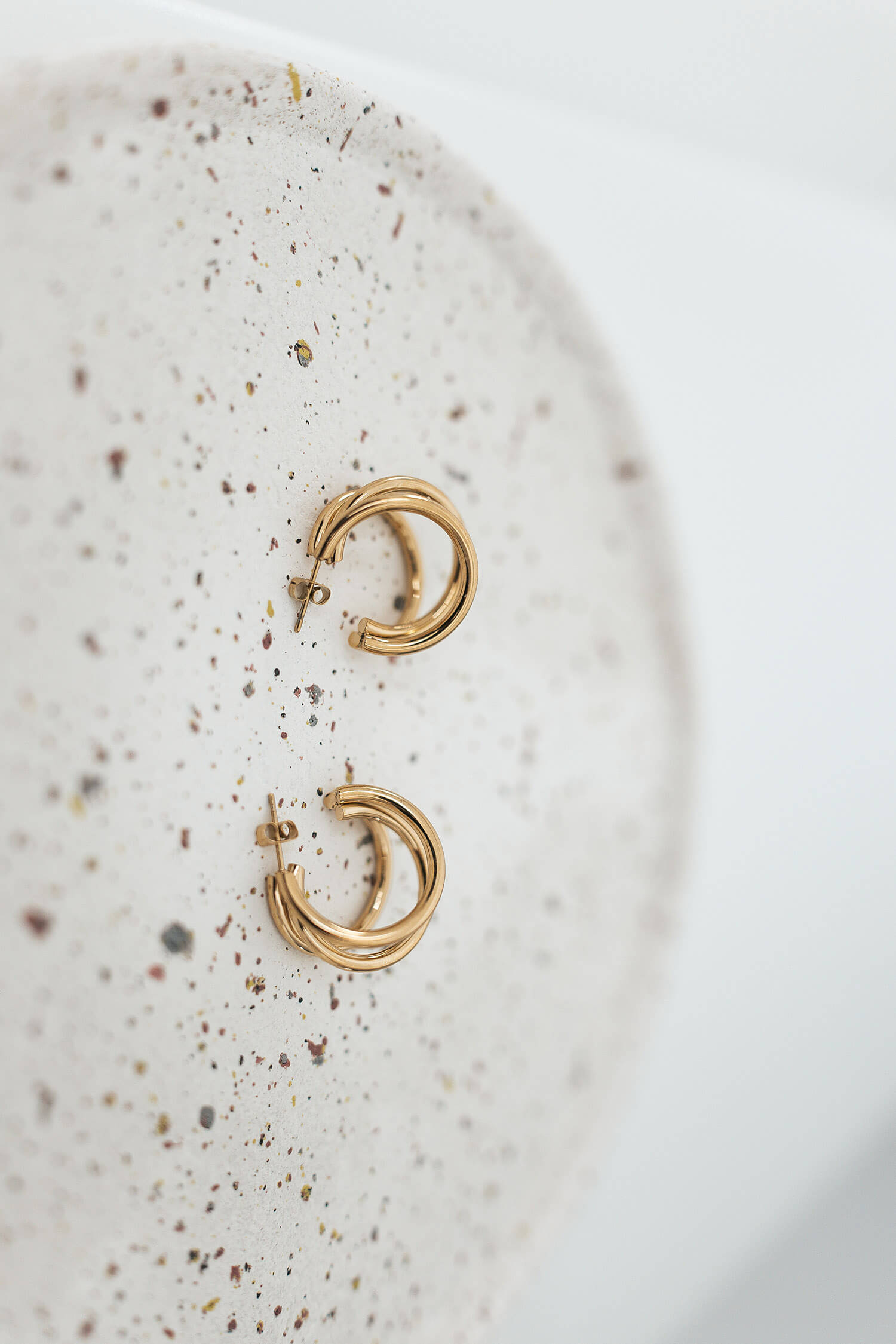 Boucle créole triple - By Sianaa