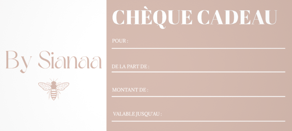 Chèque Cadeau By Sianaa - By Sianaa