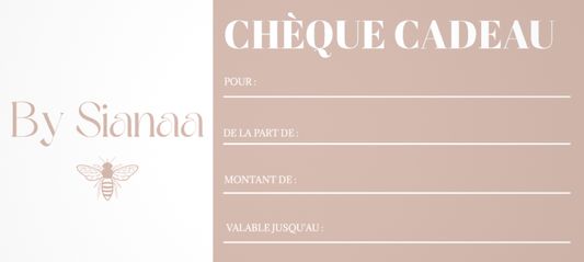 Chèque Cadeau By Sianaa - By Sianaa