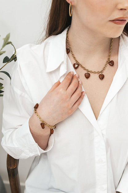 Collier coeur - By Sianaa