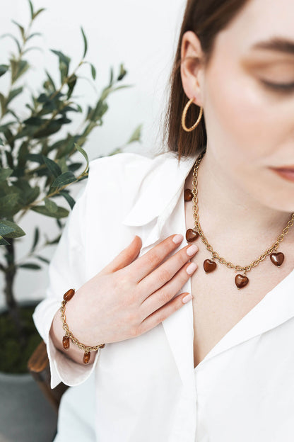 Collier coeur - By Sianaa