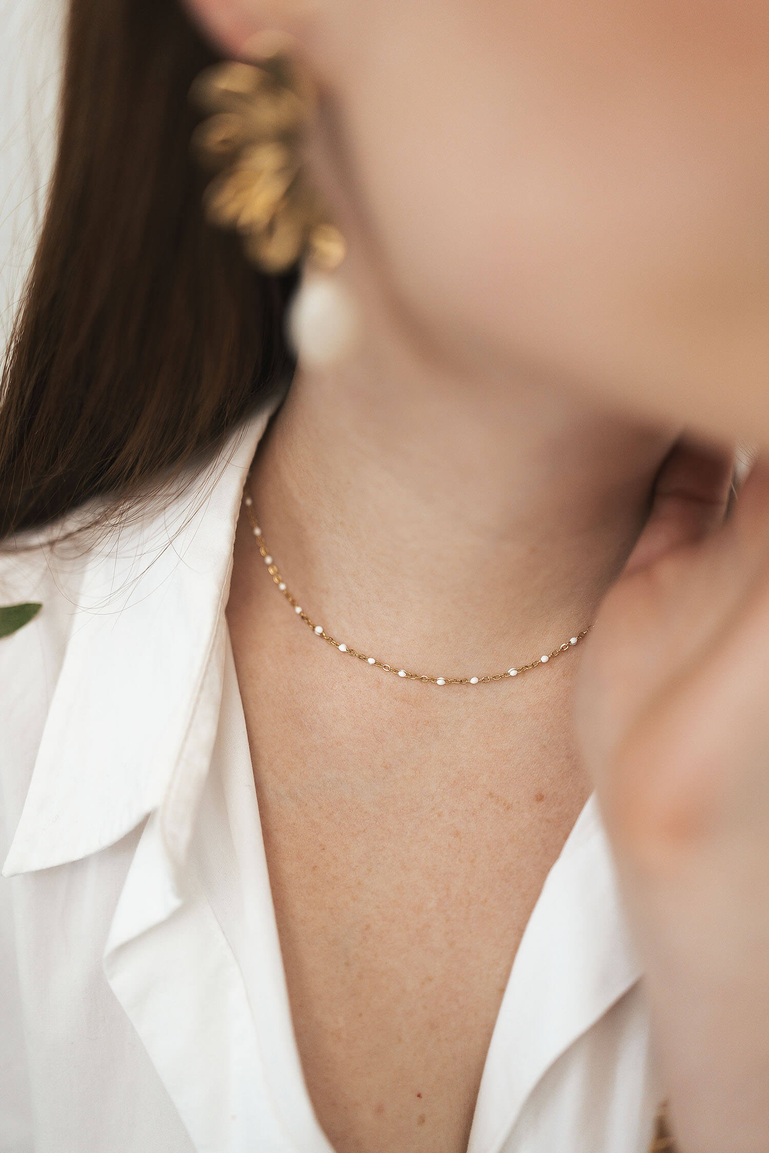 Collier pépite colorée - By Sianaa