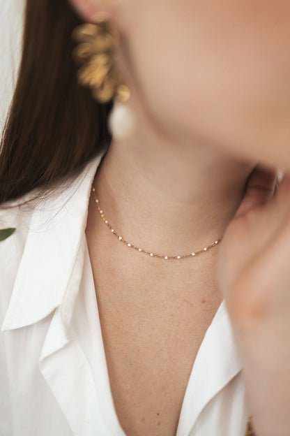 Collier pépite colorée - By Sianaa